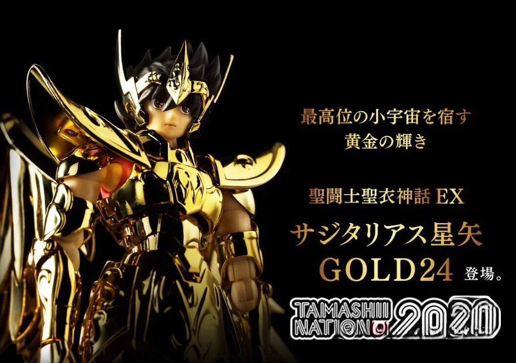 BANDAI Saint Cloth Myth EX Sagittarius Seiya GOLD24 2020 Venue Limited Edition Anime Figure Model Toy Action Figure Toy