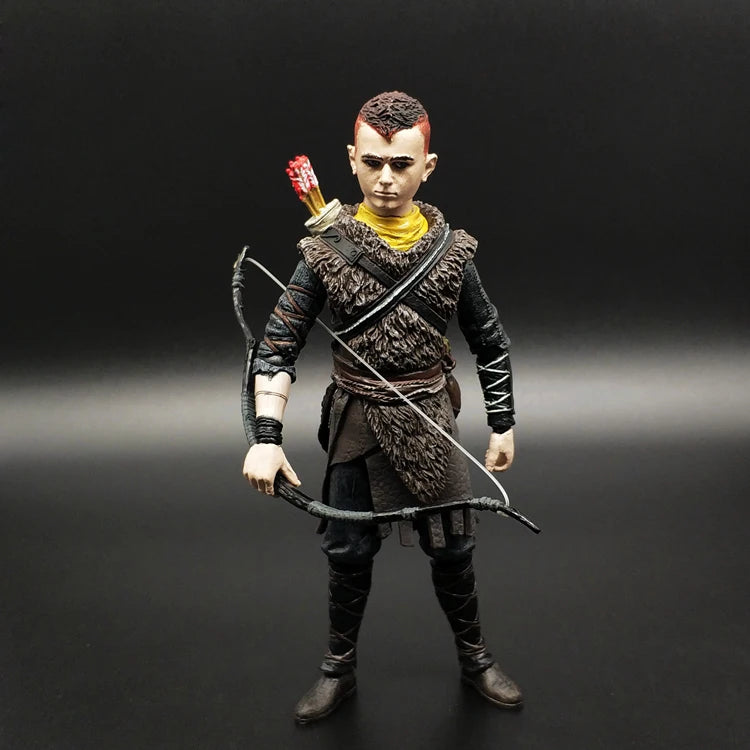 Limited Edition 7-inch Figure Model Kratos and Son, Movable Doll Collection Ornament