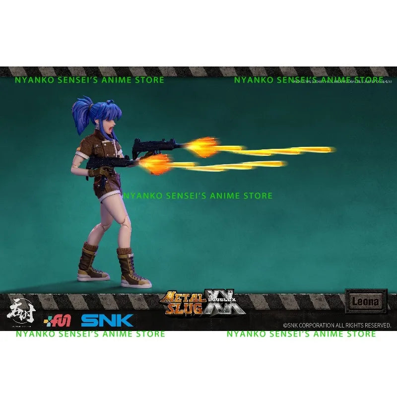 In Stock Tunshi Studio Leona Heidern The King of Fighters TS-012 Metal Slug Fabric Outfit Action Figure Anime Model Trendy Toys