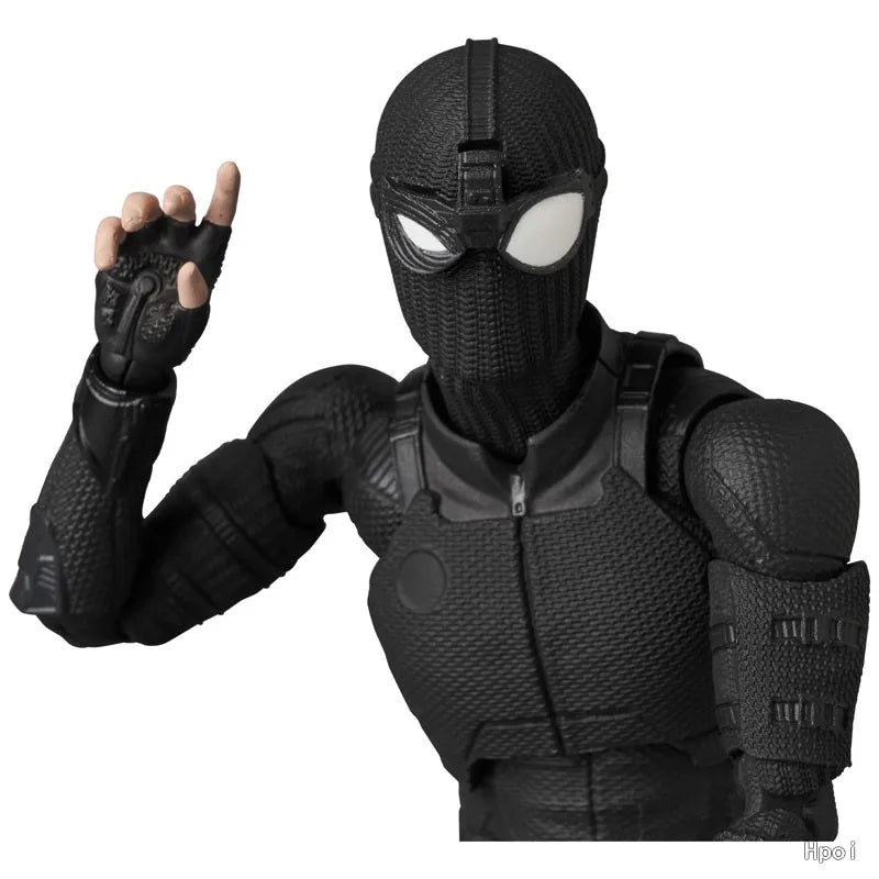 MEDICOM TOY Genuine MAFEX Series Spider-Man Upgrade The Battle Suit Peter Parker Ver.1.5 Superhero Action Figures Model Toys