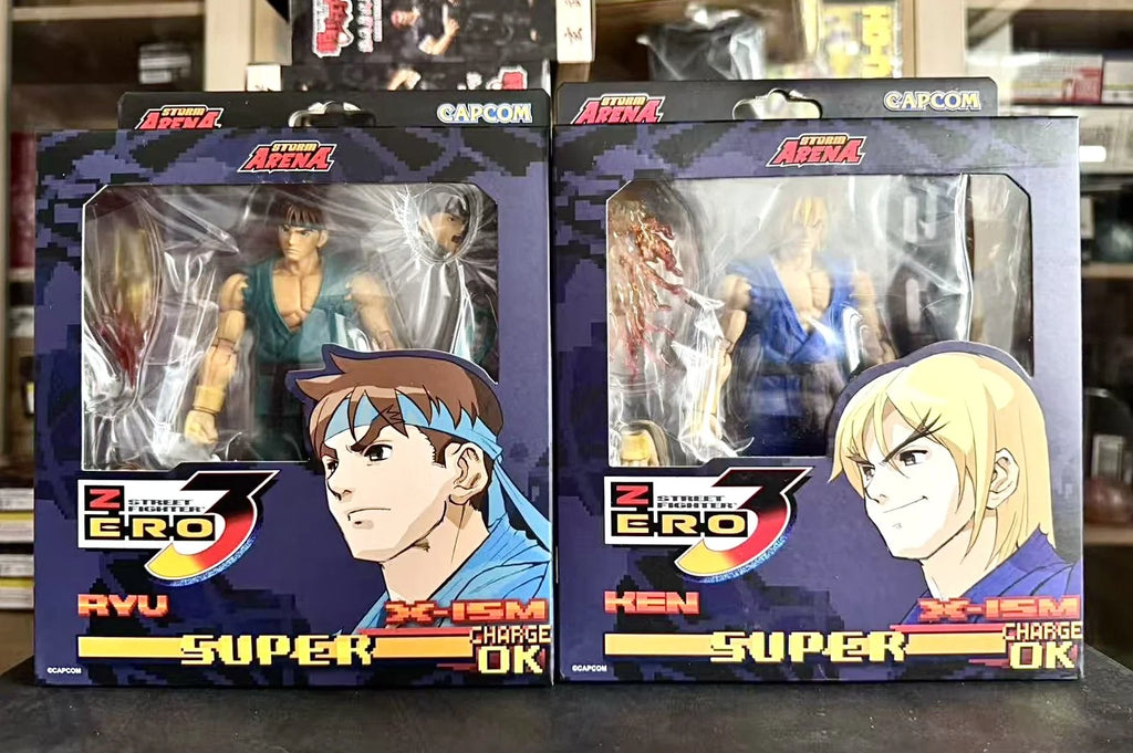 In Stock Original STORM Arena 1/12 Street Fighter Zero 3 Ryu Ken Anime Action Figure  Collection Storm Toys ST Figures Model Toy