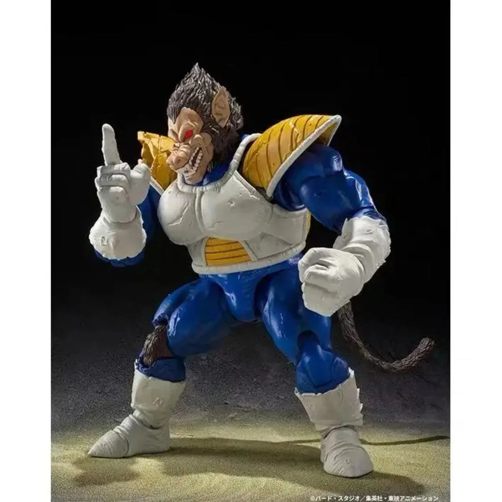 Bandai Genuine Original Dragon Ball Model Kits SHF Anime Figures Great Ape Vegeta - Exclusive EditionAction Figure Model Kits