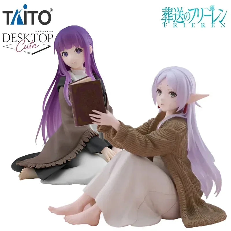 **TAITO Desktop Cute Frieren: Beyond Journey's End Frieren Fern ~Room Wear Ver.~ PVC Anime Action Figures Model Collection Toy