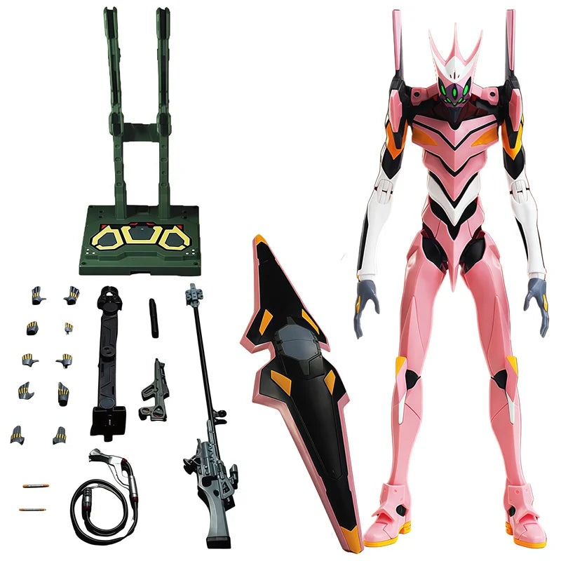 NEW BLOKEES Neon Genesis Evangelion‌ Eva Unit-08 Action Figures Model Assembly Toys Portable Desktop Ornament Birthday Gifts