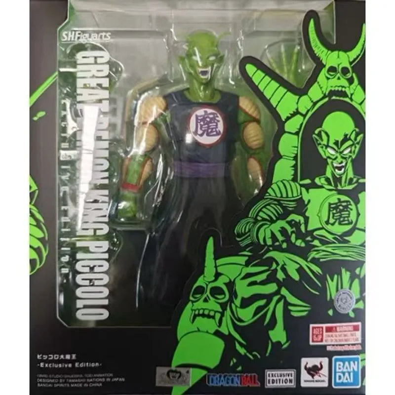 Bandai Original S.H.Figuarts Dragon Ball Wild Beast Son Gohan Vegeta Great Ape Action Figure Toys for Boys Girls Kids Gift