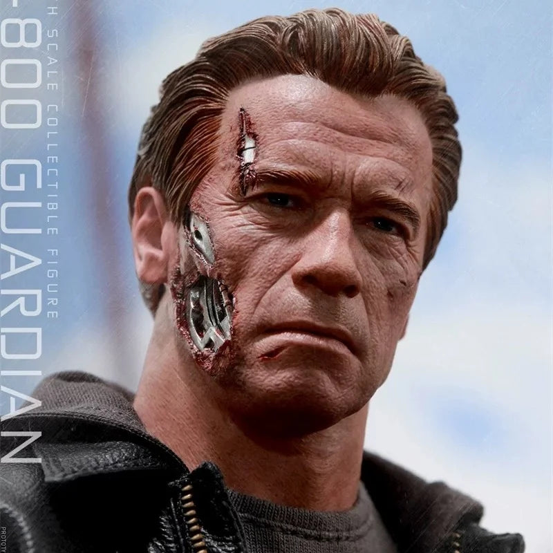 Ht 1/6 Mms307 Terminator Genisys Model T-800 Arnold Alois Schwarzenegger Senior Edition Action Figure Model Figure Gift