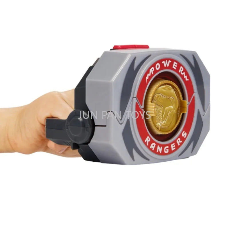 Original Mighty Morphin Power Rangers Re-Ignition Power Morpher with 5 Power Coins Kids Roleplay Boy Toys Lights Over 40+ Sounds