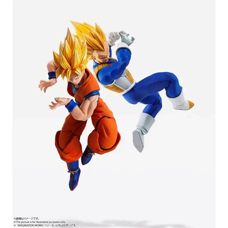 BANDAI IMAGINATION WORKS Vegeta Son Goku Dragon Ball Z Anime Action Collection Figures Model Toys