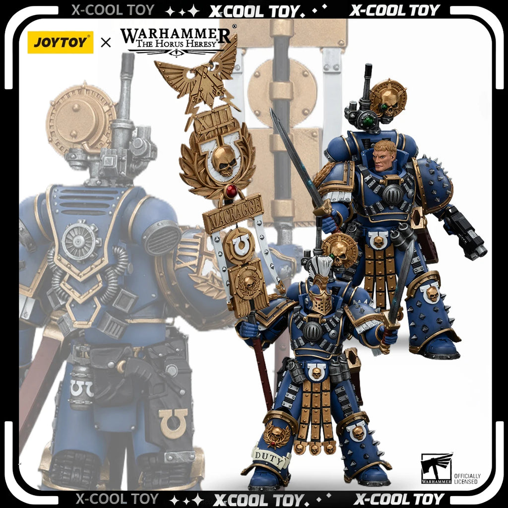 JOYTOY Warhammer 30K Action Figure 1/18 Ultramarines Remus Ventanus Anime Figurine With Articulated Joints Model Collection Toys