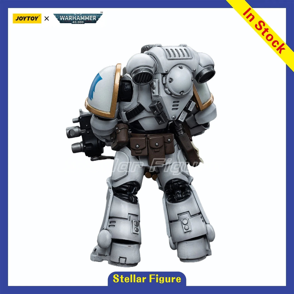 【SF】JOYTOY Warhammer 40K 1/19 Action Figure Space MarinesWhite ConsulsIntercessors 1 Model Toys Gifts Collection Ornaments