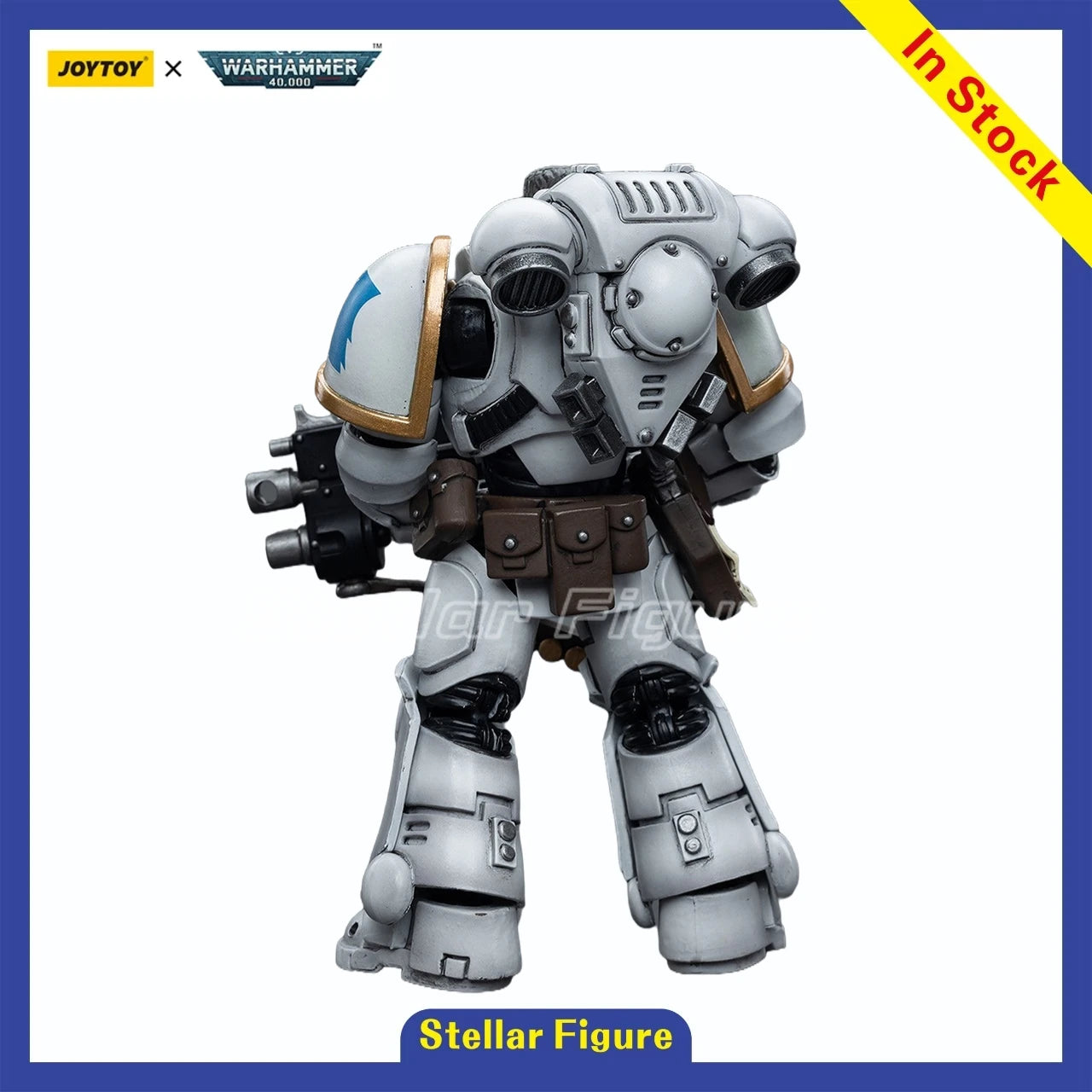 【SF】JOYTOY Warhammer 40K 1/19 Action Figure Space MarinesWhite ConsulsIntercessors 1 Model Toys Gifts Collection Ornaments