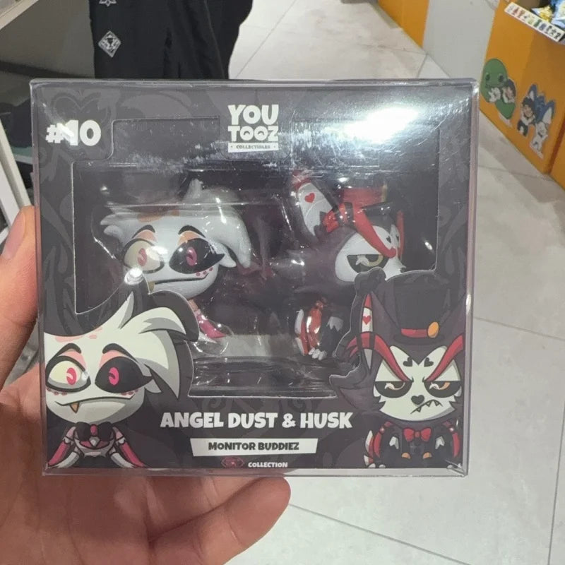 Original Hazbin Hotel Anime Figures Husk Angel Dust Vaggie Charlie Niffty Alastor Figurine Alastor Action Figure Gifts Model Toy