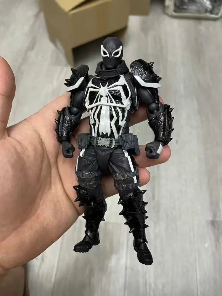 Ct Toys Spiderman Shf Agent Venom Figure Amazing Yamaguchi Agent Venom Spider Man Venom Anime Action Figure model Toys