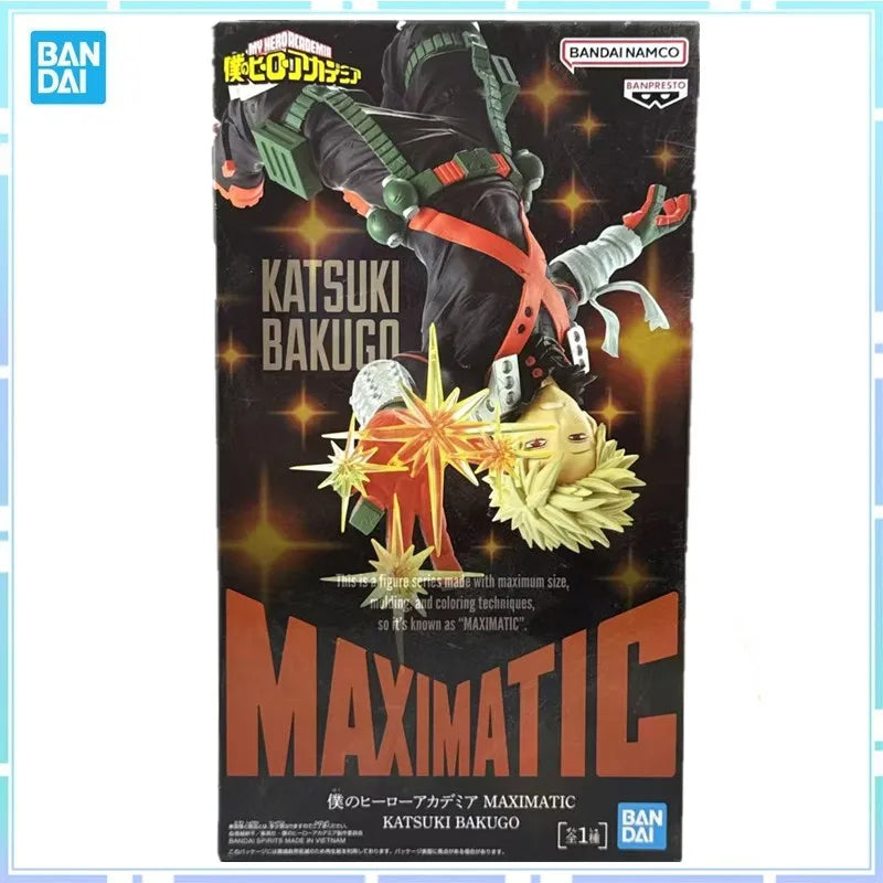 Bandai Original BANPRESTO Anime My Hero Academia Bakugou Katsuki PVC Action Figure Collectible Model Toy Gifts