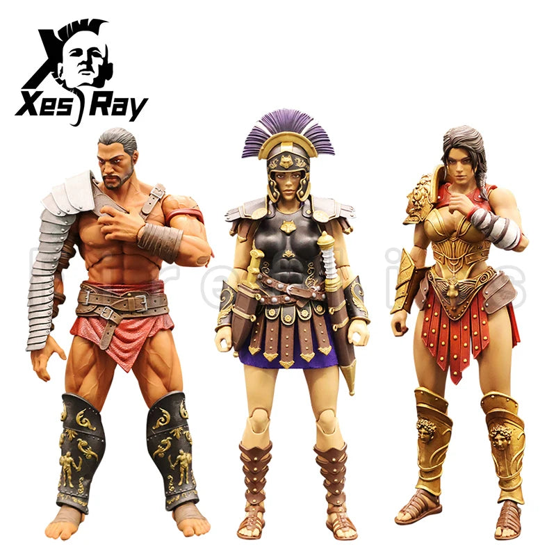 [Pre-Order]XesRay Fight For Glory 1/12 Action Figure Combatants Wave 6 Cassia Berenice Medocus the Thracian Anime Model For Gift