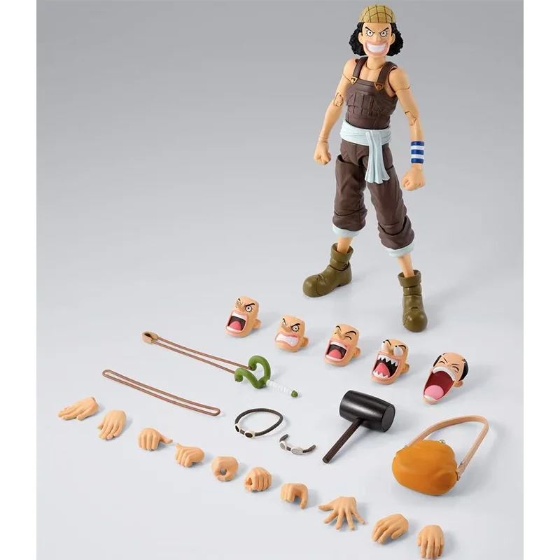 Original Bandai ONE PIECE S.H.Figuarts SHF Usopp Romance Dawn Anime Action Collection Figures Model Toys In Stock