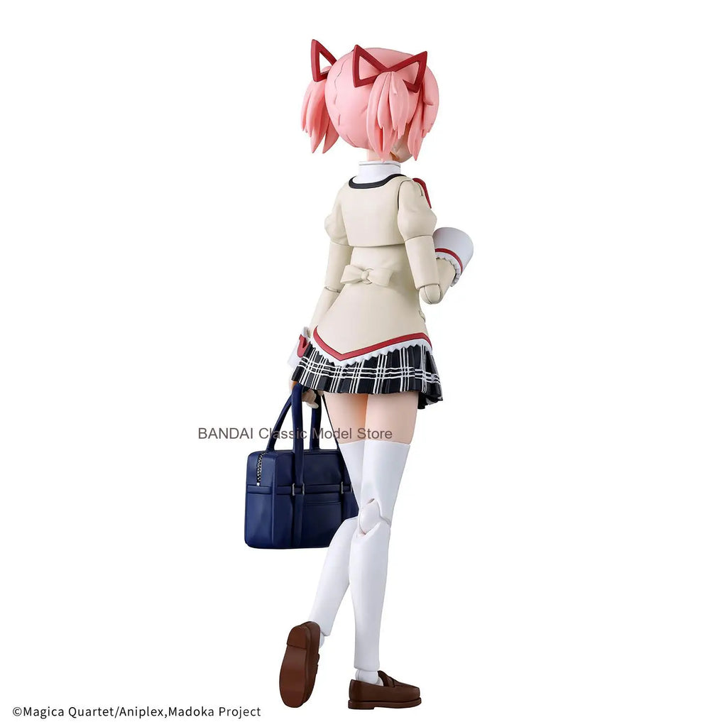 Assembly Bandai in Stock Original 30MP Madoka Magica Anime MADOKA KANAME(SCHOOL UNIFORM Ver.) Action Figures Toys Collectible