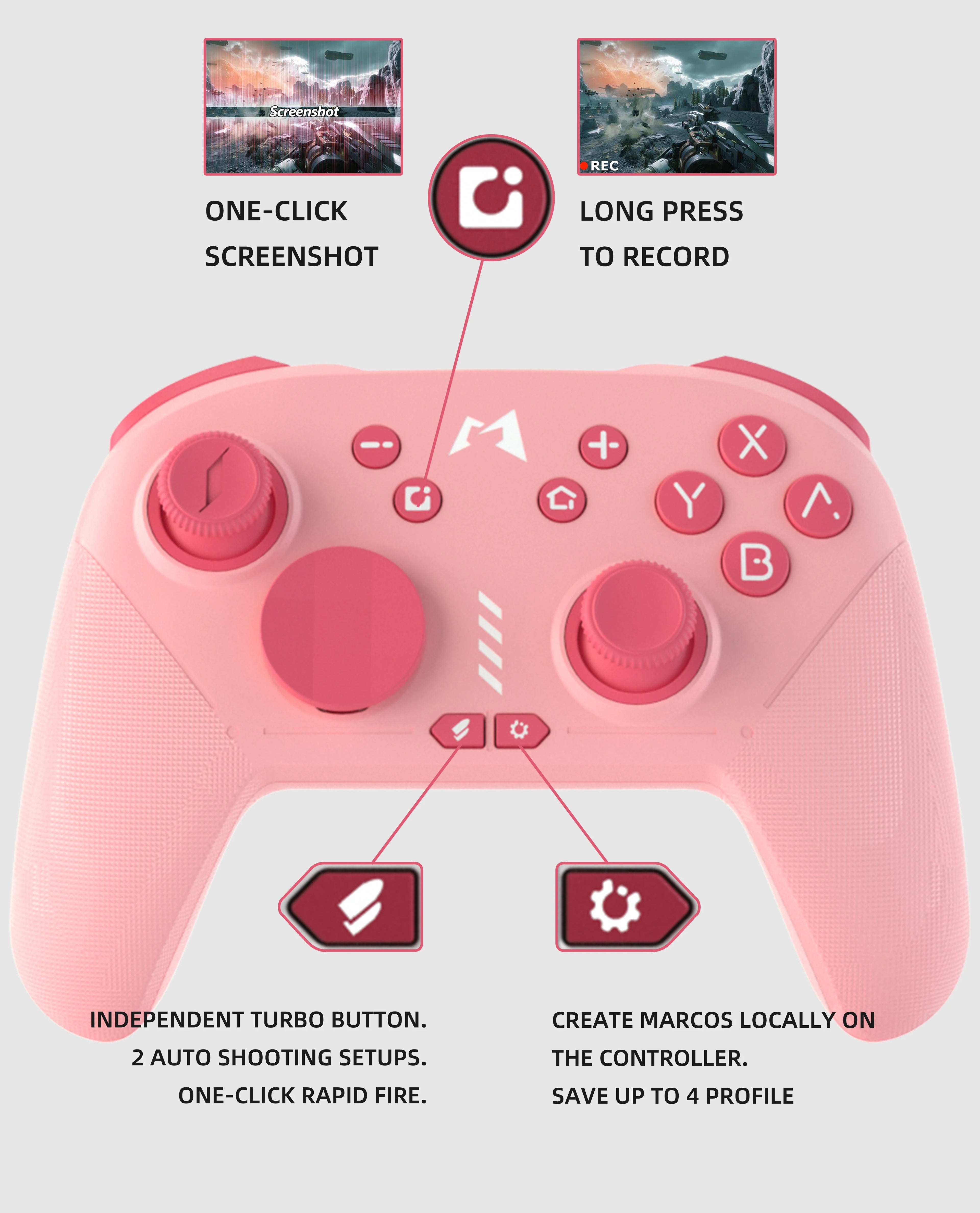 MOBAPAD CHITU HD Mechanical Game Controller ALPS Joystick Mechanical key For Nintendo Switch 2 PC Android iOS Gamep Accessories