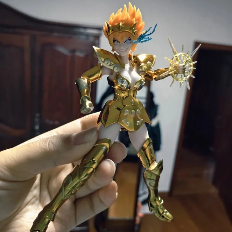 In-Stock Great Toys Saint Seiya Myth Cloth EX Holy Contract Female Leo Sandy Action Figure Knights of Zodiac GT Toys Gifts