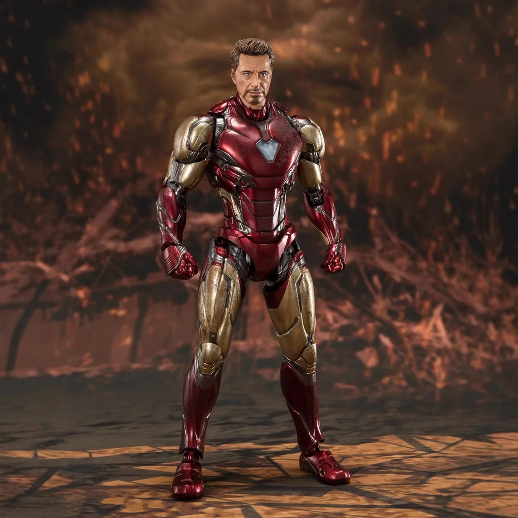 Alliance 4 Final Battle SHF Ultimate Iron Man Joint Mobile Handheld Gift Model Box Desktop Ornament