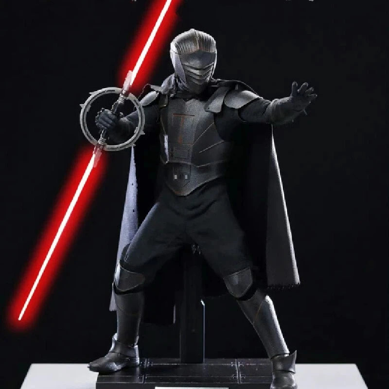 Genuine HotToys Marrok 1/6 Scale Collectible Action Figure TMS117 Ahsoka Series Inquisitor Armor Red Lightsaber Model Toy Gift