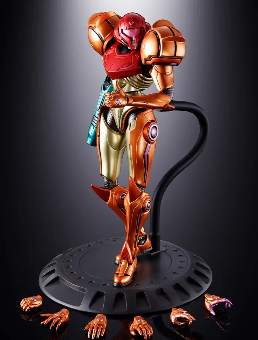 Pre-sale,   Bandai Chogokin Samus Aran Metroid Prime 4 Metroid Movable Figure  to be released in June 2026
