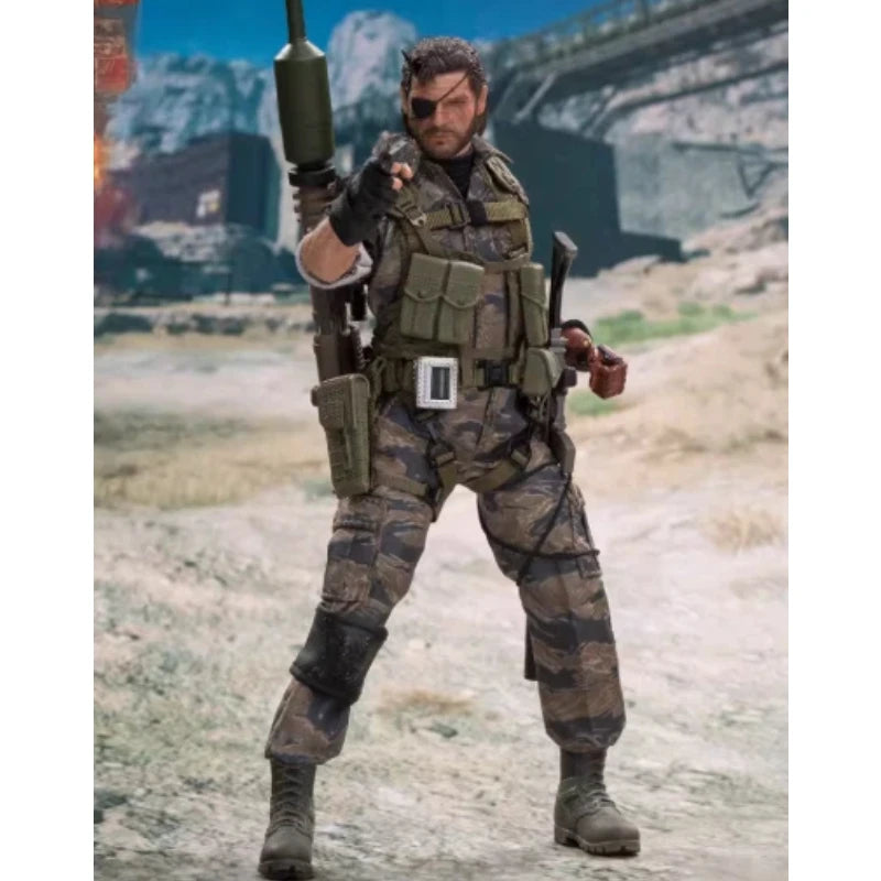 Metal Gear Solid The Phantom Pain Ishmael 1/12 Old Snake Action Figure Desktop Ornament Birthday Gift