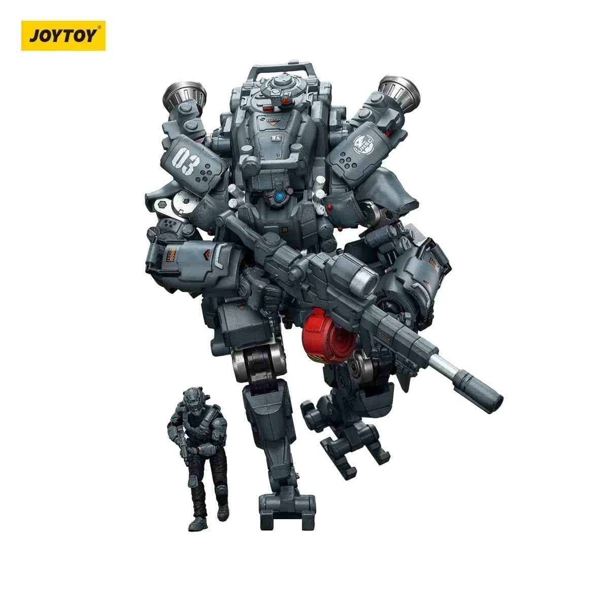 JOYTOY Infinity 1/25 Action Figures Mecha Anime 24cm God of War 86-ll 03 High Mobility Assault Mech Collectible Model Decoration