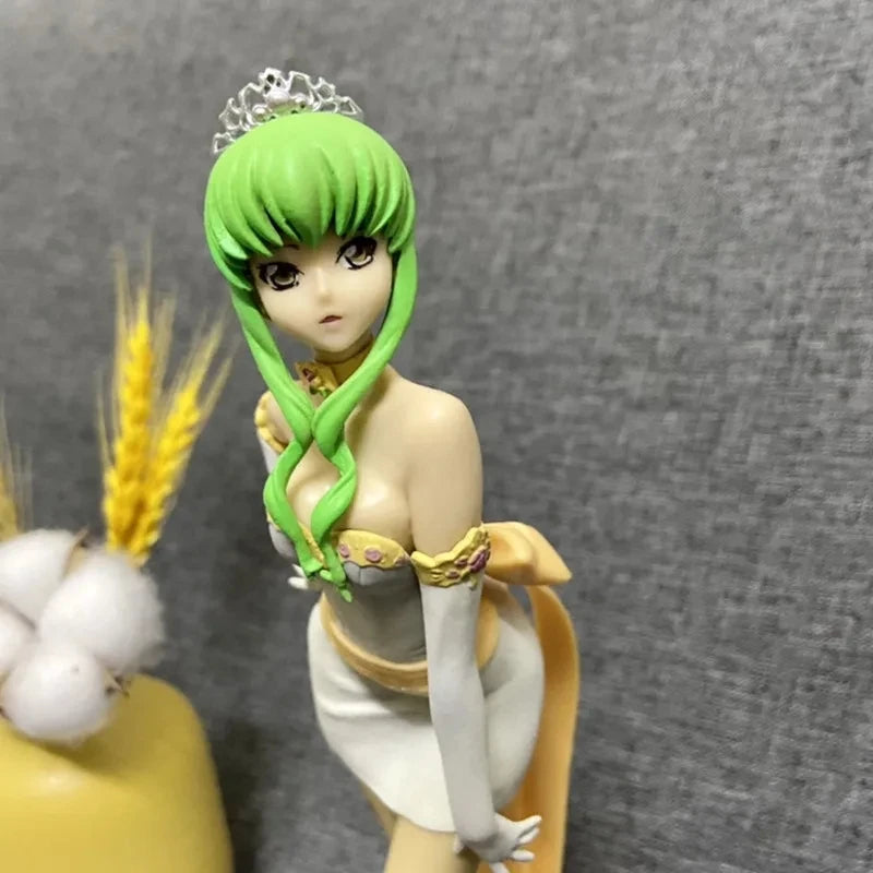 Anime Code Geass CC Hochzeitskleid PVC-Actionfigur Sammlerstück Modellpuppe Spielzeug 25cm