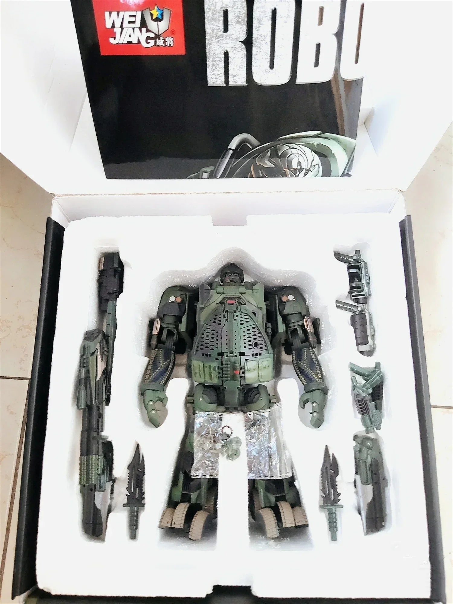 In stock WJ M02 Hound M-02 Colored Emerald Green with Kaha Action Fight Fige Collection Chift