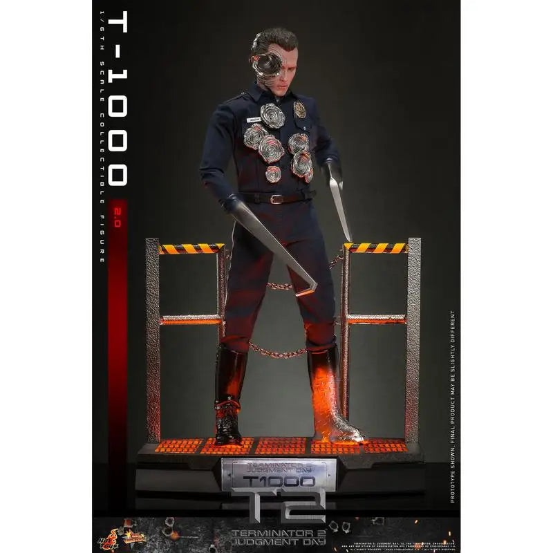In Stock HOTTOYS HT 1/6 MMS774 Terminator 2: Judgment Day Action Figures Collectable Model Robot Police T1000 2.0 Xamx Toy Gifts