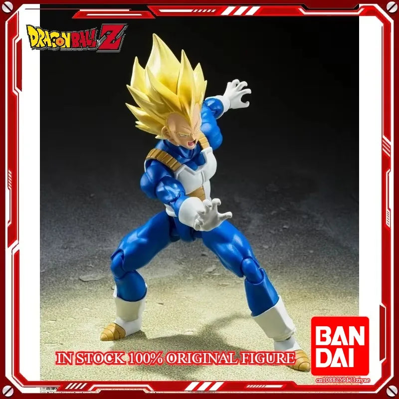 In Stock 100% Original BANDAI SPIRITS S.H.Figuarts Vegeta AWAKENED SUPER SAIYAN BLOOD  Anime Figure Model Action Toys Gifts