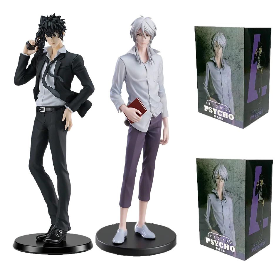 18см Psycho-pass Psycho Pass 18см Makishima Shougo Kougami Shinya Аниме PVC модел фигурка Cool Man настолна периферия играчка за украса