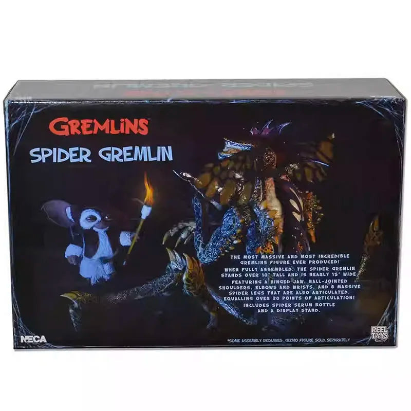 Gremlins 2 Figure NECA 30786 Action Figuras Movie Spider Gremlin Figurine Toys Collection Model Doll Original Gift for Children