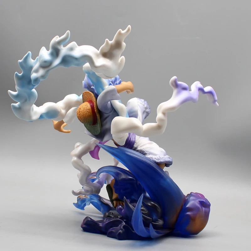 22 см One Piece Monkey D Luffy Аниме Фигурка GK Gear Fifth Nika Sun God Манга Статуя PVC Екшън Фигурка Колекция Модел Играчка Подарък