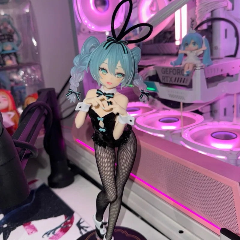 Ново Hatsune Miku Judai Bunny Girl Оригинално Bicute Bunnies Rurudo PVC екшън фигурка Аниме периферен модел колекция кукла подарък