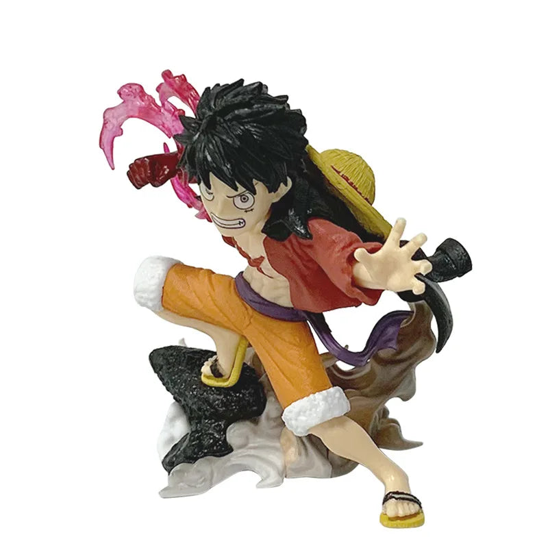 10 cm große One Piece Luffy-Figur, Monkey D. Luffy, Flowing Cherry, Actionfigur, PVC, Anime-Sammlerstück, Modellpuppe, Spielzeug, Kindergeburtstagsgeschenk