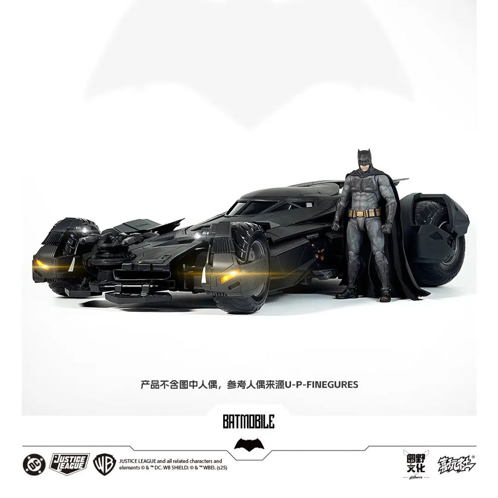 1/12 XWS Model Batmobile Car Model Batman Toys Assembly Model Kit Justice League Action Figure Collect Ornaments Gifts