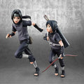 18cm Naruto Shippuden Anime Figurine Itachi Uchiha Sasuke Cartoon Action Figures Statue Model Ornament Toys Gift