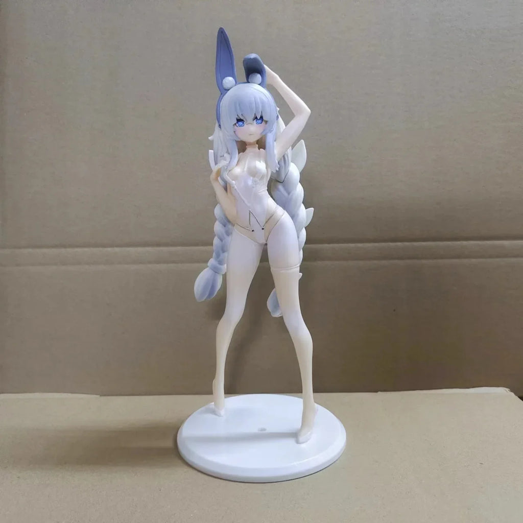 Anime-Spiel Azur Lane MNF Le Malin Stehende Haltung Actionfigur PVC Bunny Girl Modellstatue Schreibtischdekor Spielzeug Puppengeschenke