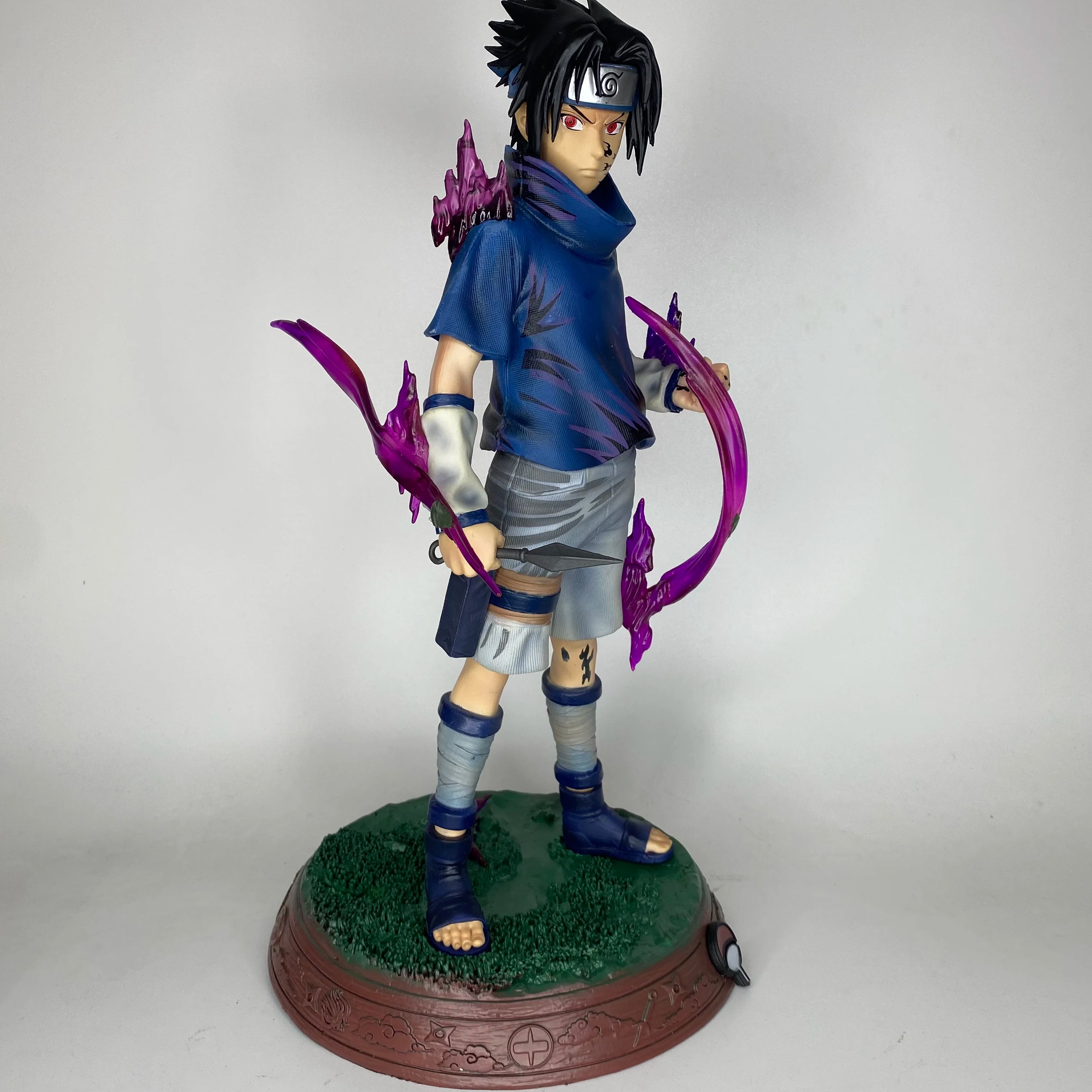Anime GK Ornament Statue - Hokage Handheld Uchiha Watergate Spell Sasuke Standing Model Resonance Series Collectible Gift