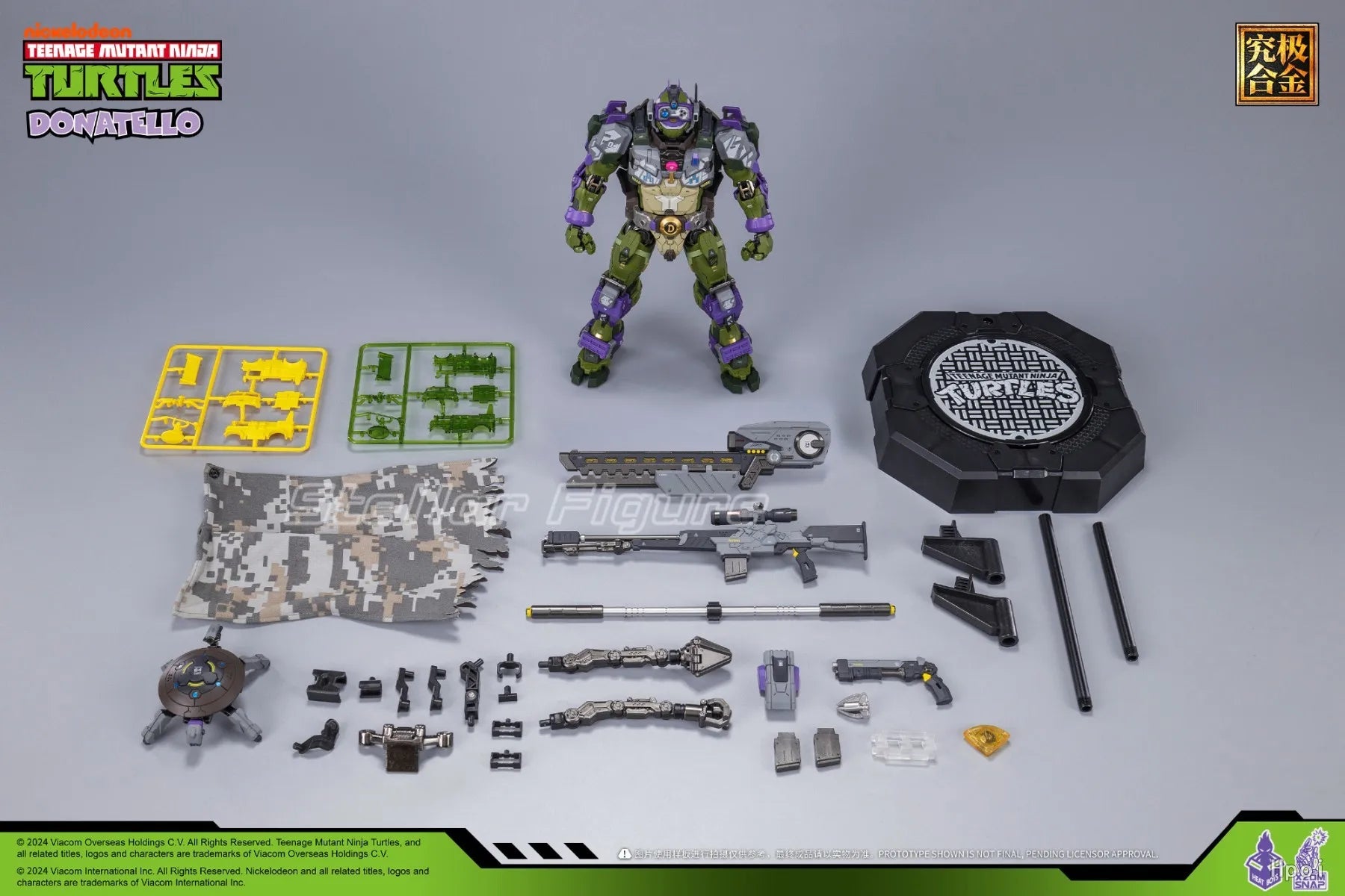 【SF】In Stock HeatBoys Fireboy Animation Teenage Mutant Ninja Turtles Donatello Figures Model Original Anime