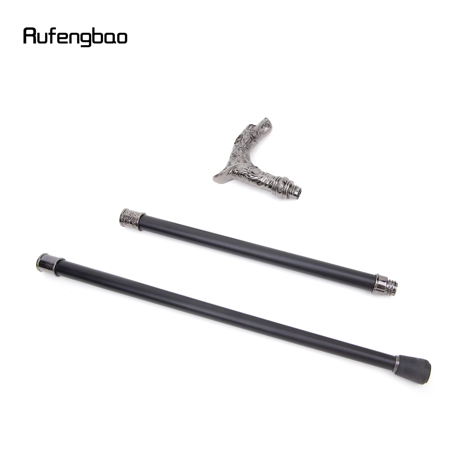 Big Teeth Wolf Fashion Walking Stick Decorative Vampire Cospaly Vintage Party Fashionable Walking Cane Halloween Crosier 93cm