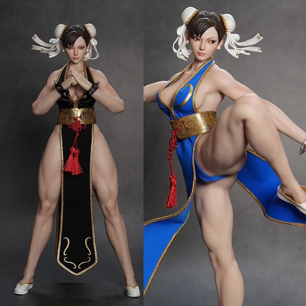 In Stock PLAY TOY P023 1/6 Scale FIGHTER Girl Chun-Li Fighting Goddess 2.0 Collection 12" Action Figure Full Set Model Toys