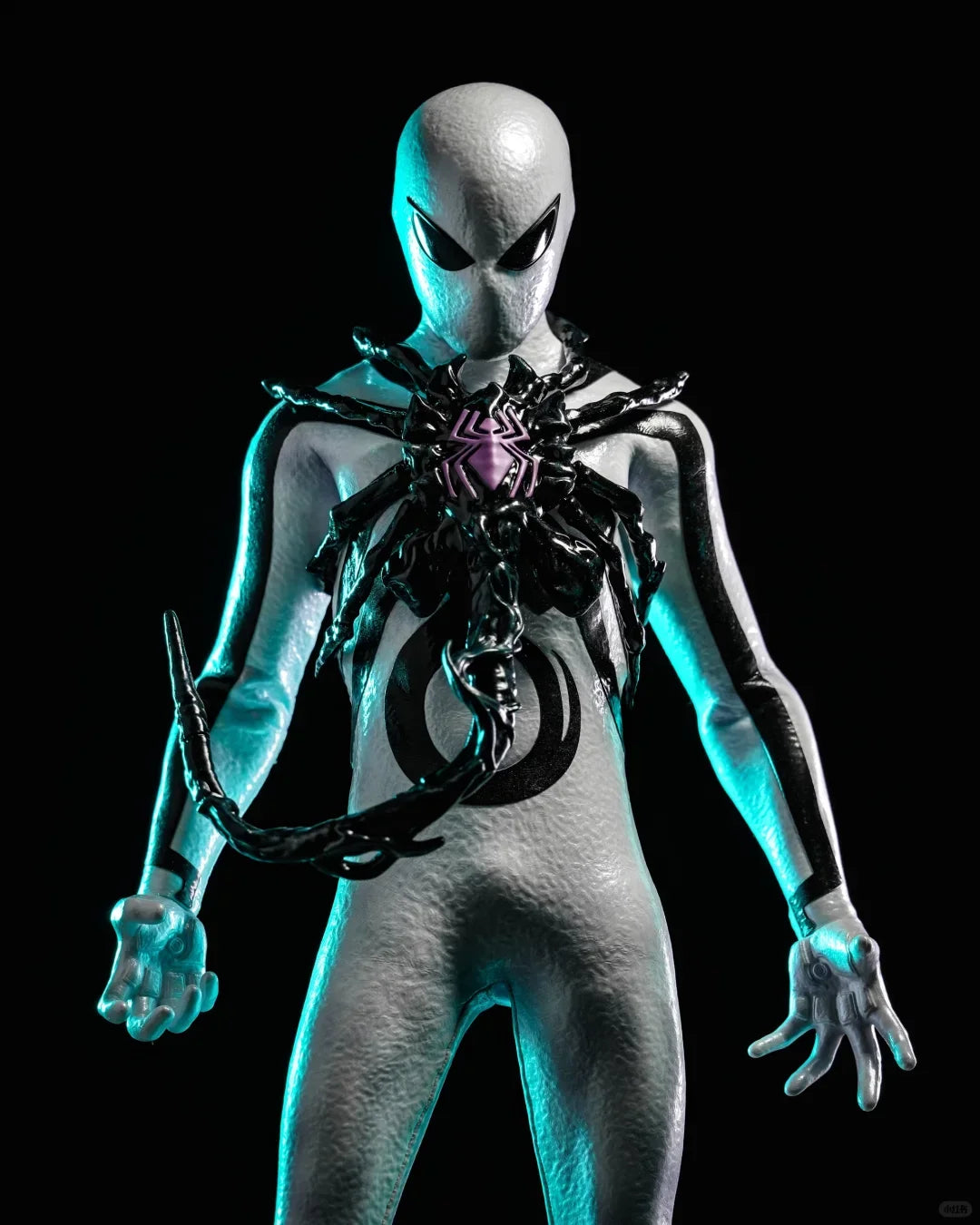 Original Hottoys Ht 1/6 CMS027 Miles Morales Aliens Vs. Avengers Action Figure Trendy Doll Desktop Ornament Collection Toy Gift