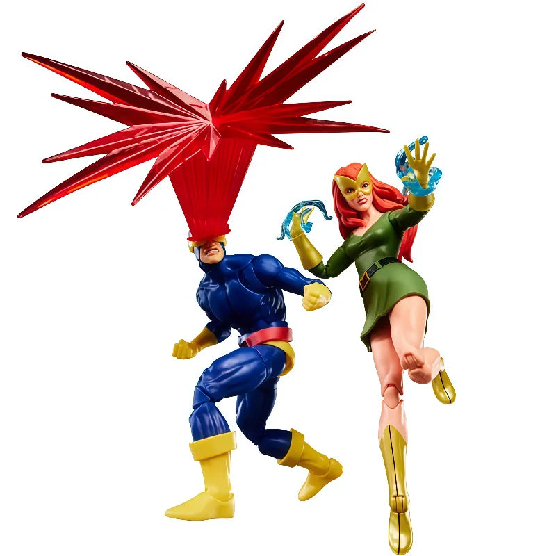 In Stock Hasbro Marvel Legends X-Men 97 Cyclops and Jean Grey 6 Inches Action Figure Model Collect Hobbies Toys Holiday Gift
