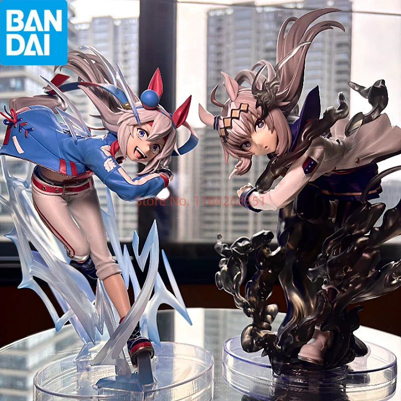 Bandai In Stock Banpresto Original Anime Evolve Umamusume Tamamo Cross Oguri Cap Anime Action Figure Model Toys Collection Gift