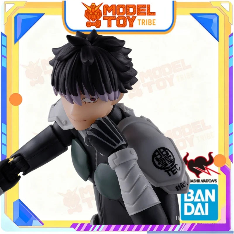 In Stock Japan Bandai Original Anime TAMASHII NATIONS 1/12 SHF Gen Narumi (Kaiju No. eight) Action Figure Model Toy Gift for kid