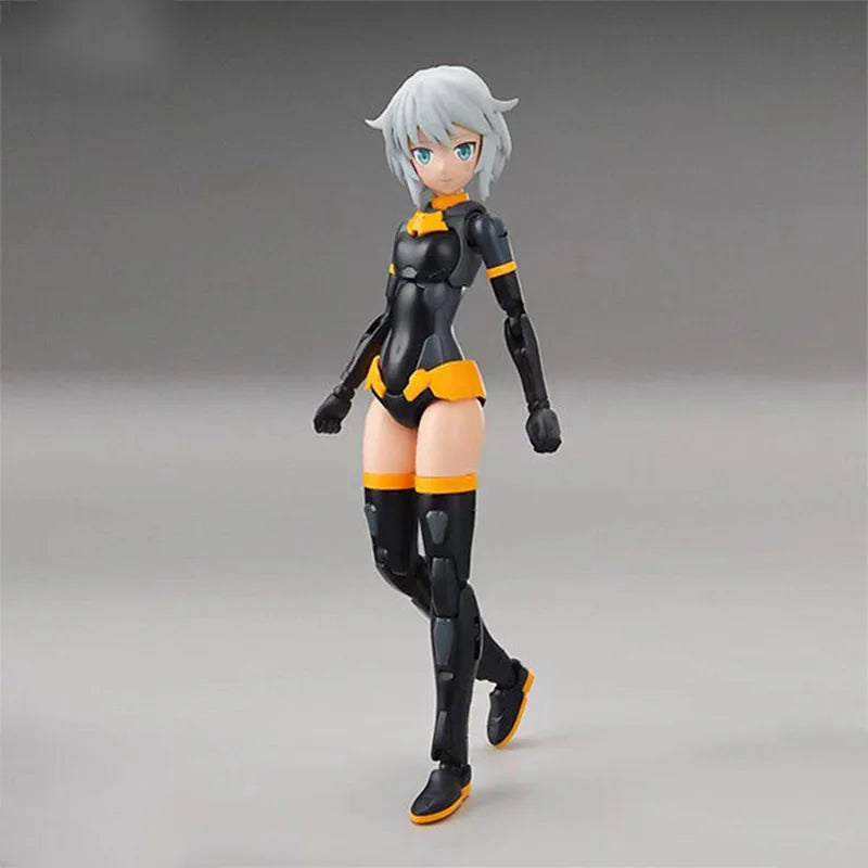 Original In Stock Bandai 30MS Models30 Minutes Sisters SIS-G00 Rishetta Color A Mecha Girl Assembly Action Model Collections Toy