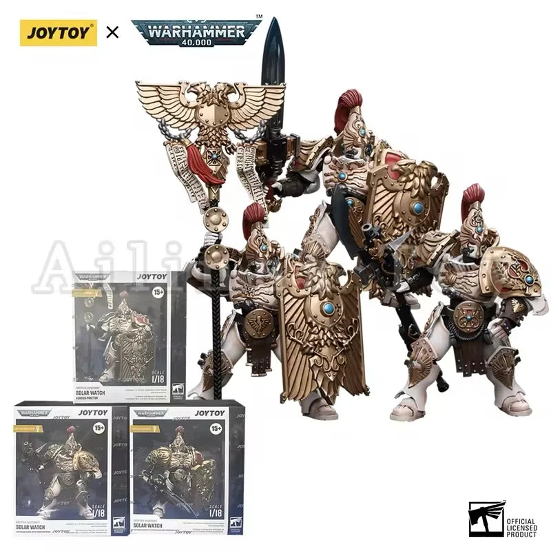 JOYTOY 1/18 Action Figure 40K The Horus Heresy Legio Custodes Adeptus Custodes Figures Achillus Dreadnought Anime Military Model